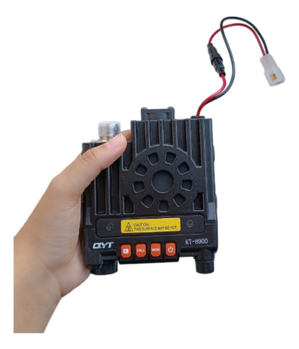 7 Rádio Base Comunicador 20km Qyt8900 Uhf Vhf 200 Canal 25w