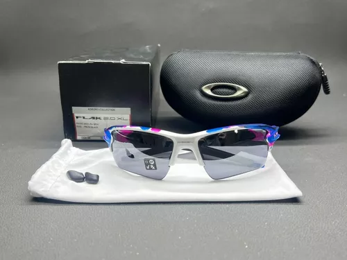 Óculos de sol oakley flak lente rosa jacket prizm barbie doblex top lupa oakley  mandrake - R$ 299.90, cor Branco (com proteção UV, polarizado) #124601,  compre agora