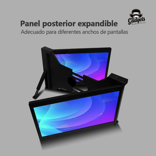 2 Pantallas Para Laptop Portátil Doble Monitor 11,9'' 1080p