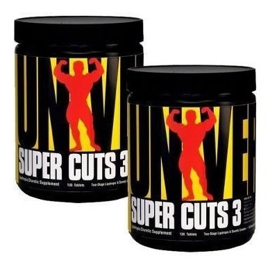 Super Cuts 3 130 Tabs X 2un. Quemador De Grasas Universal