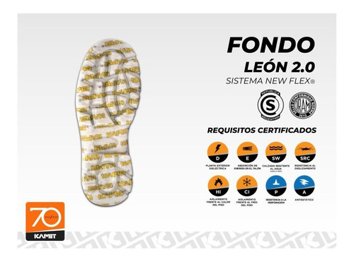 Imagen 7 de 10 de Calzado De Seguridad Kamet Zapato Trueno Waterproof P. Acero