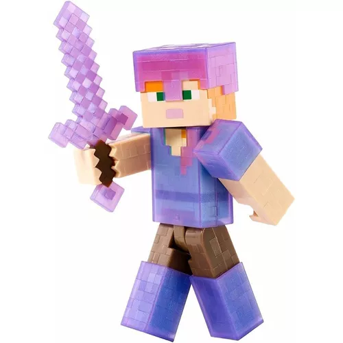 Boneco Minecraft Alex Articulado