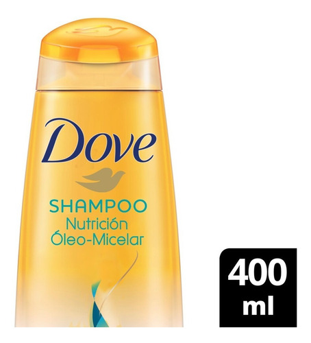 Shampoo Dove Nutricion Micelar 400ml Botella