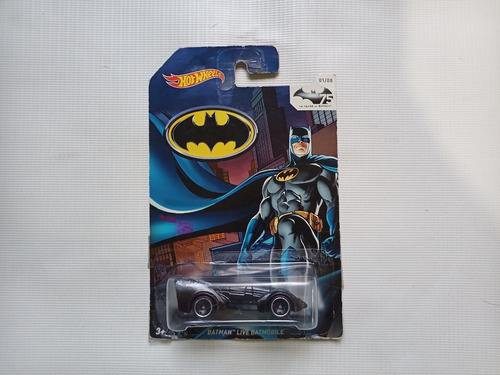 Batman Live Batmobile 1/08 75 Years Marca Hot Wheels 1:64