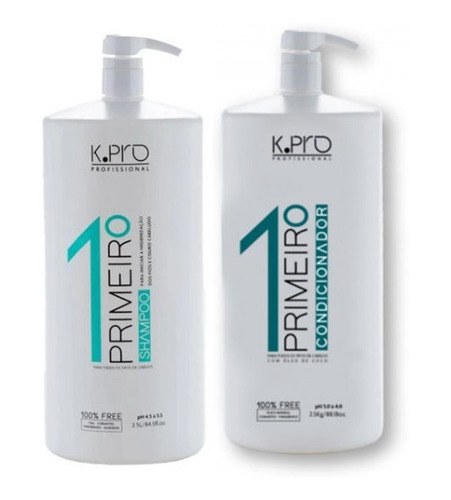 Kit Shampoo Condicionador Lavatório Tratamento Capilar 2,5l
