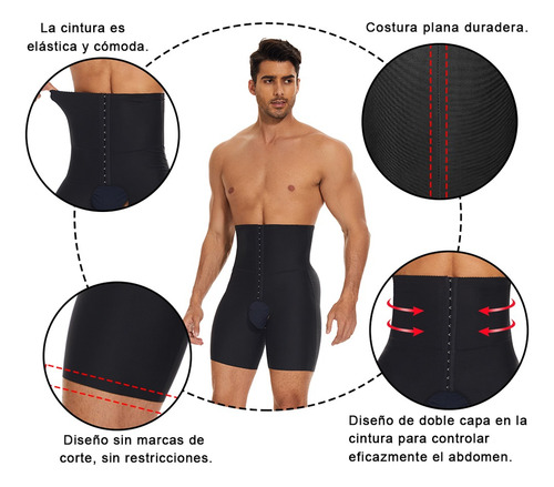 Shorts Fajas Reductora Para Hombre Body Shaper Calzoncillos