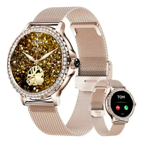 Reloj Inteligente Mujer, Smartwatch, Llamada, Asistente Voz