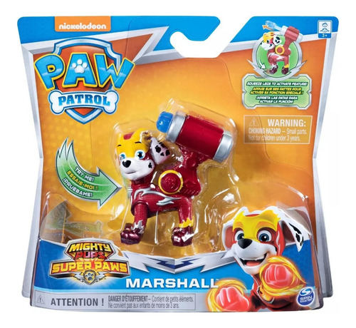 Figuras Paw Patrol Mighty Pups Super Paws Colección Completa