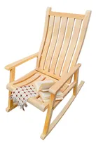 Comprar Mecedora De Madera Descanso Jardin Maternidad Lactancia Vg