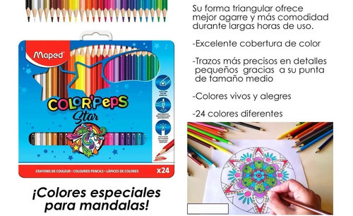 Remate 24 Colores Madera Estuche Metalico Escolares Utiles