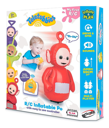 Dhx Teletubbies R/c Hinchable Teletubbies Po Muñeca Con Mand