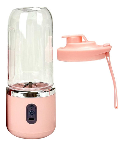 Liquidificador Portátil, Liquidificador, Copo Único Rosa