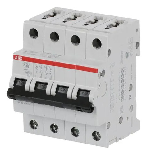 Interruptor Automatico 4p 16a Curva C 10ka 2cds254001r0164