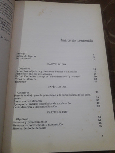 Libro Almacenes Planeación Organización Y Control Cantú (Usado)