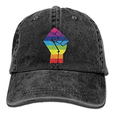 Diseño Del Casquillo De La Bandera Del Arco Iris Del Orgullo