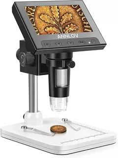 Microscopio Digital Con Pantalla Grande 1080p 1000x