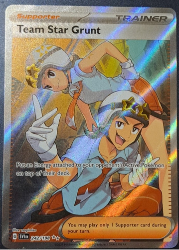 Carta Pokemon Scarlet Violet / Team Star Grunt Original 242