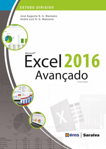 Estudo dirigido: Microsoft Excel 2016: Avançado em português, de Manzano, André Luíz N. G.. Editora Saraiva Educação S. A., capa mole em português, 2015