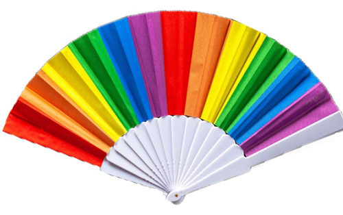 Fan Chino Lgbt Rainbow Plegable Gay Pride Club Summer