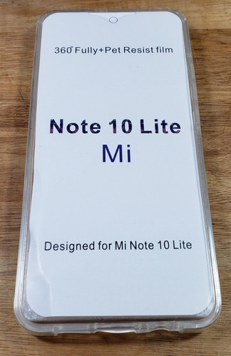 Imagen 2 de 7 de Funda 360 Protege 100% Compatible Con Xiaomi Mi Note 10 Lite