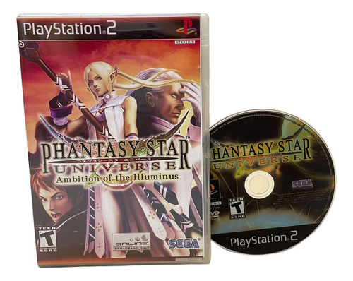 Phantasy Star Universe Ambition Of The Iluminus Play 2 Ps2