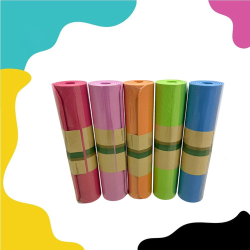 Colchoneta Mat Yoga Goma Eva 173 X 8 Mm Variedad Colores Color Azul