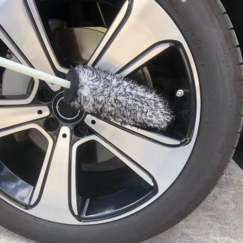 Cepillo Largo De Microfibra Para Lavado De Autos, Llantas De