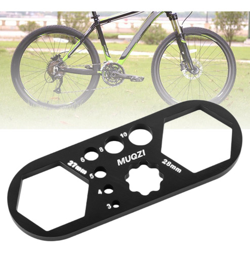 Llave Para Tapa De Horquilla De Bicicleta, Negro 27 Mm 28 Mm