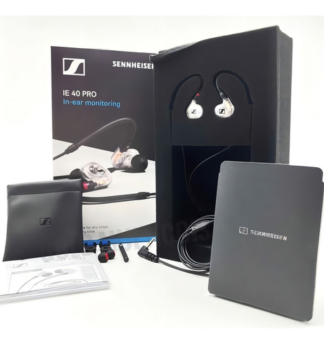 Fone De Ouvido Sennheiser Monitor In-ear Ie 40 Pro Cor Clear - Excelente (Recondicionado)