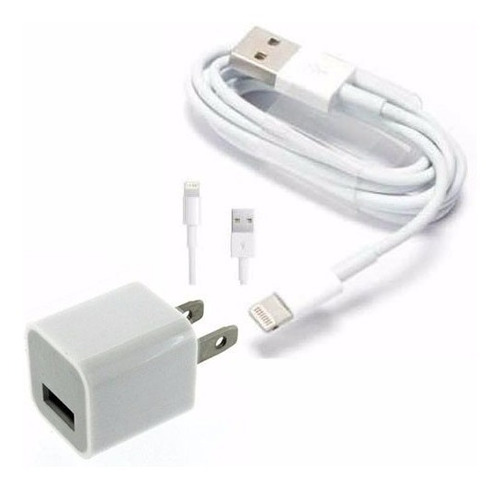 Cable Cargador Completo Usb iPhone 5 5s 6 Se 6 6s 7 8 X Cert