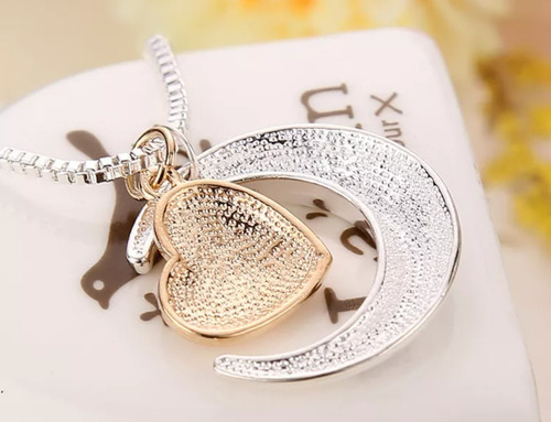 Imagen 4 de 7 de Collar Cadena Dije Mama Mujer Mom Color Plata Oro Garantia