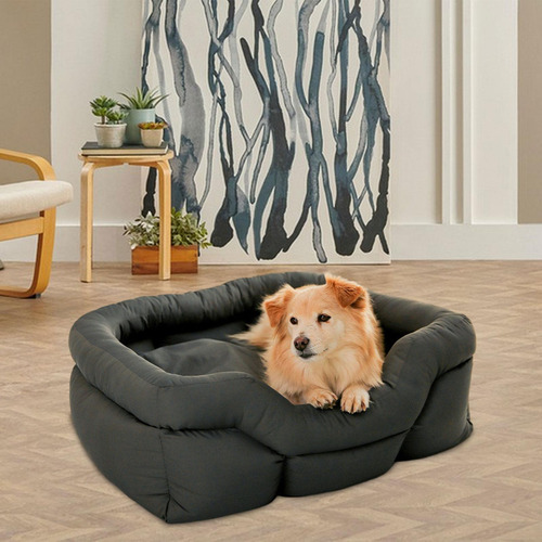 Cama Rectangular Para Perros Con Funda Extraíble Con