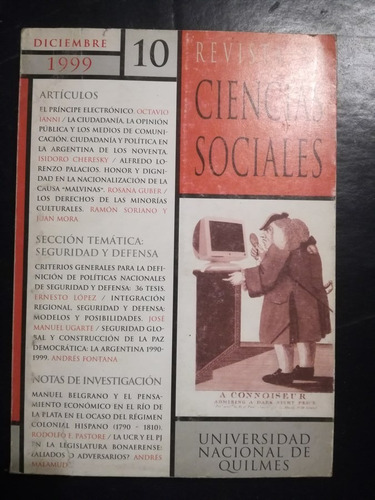 Revista De Ciencias Sociales Nº 10 Diciembre 1999 Universida