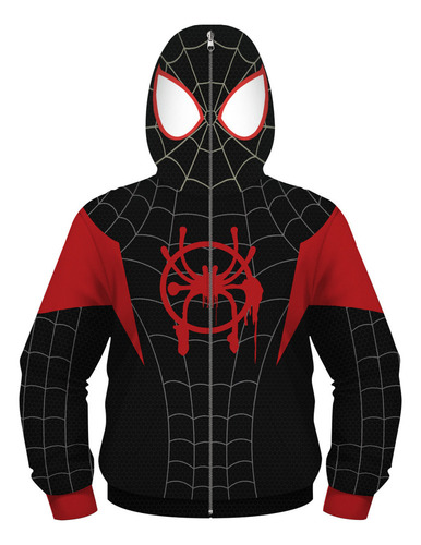 2023 Chamarra Rpg De Spiderman Enmascarada Para Niños