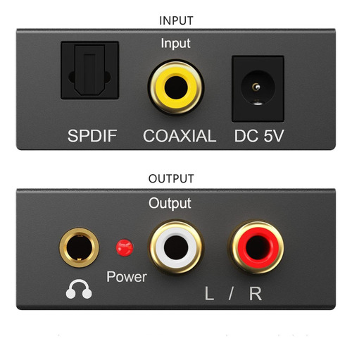 Conversor De Áudio Digital Para Analógico Dac 192khz Com Cab