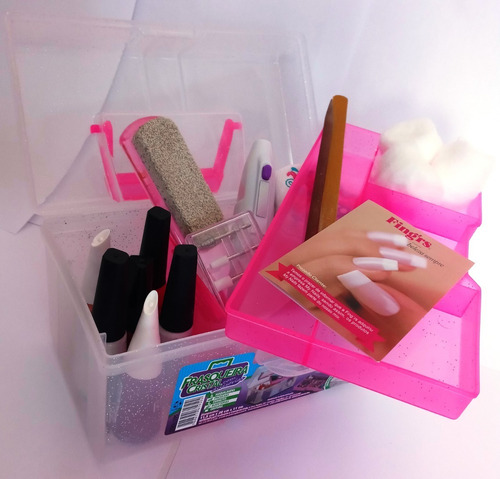 Imagem 8 de 9 de Maleta Divisoria Multiuso Manicure Maquiagem Plastico 20cm