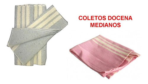 Coleto 3 Rayas 65 Cm X 50 Cm (12 Unidades)