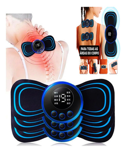 Kit 3 Masajeador Portátil Recargable For Dolor De Cuello Y