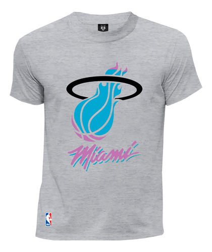 Camiseta Fanatico Basketball  Equipo Nba Miami Heat