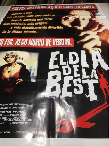 Poster El Dia De La Bestia . Segura -alex De La Iglesia 95