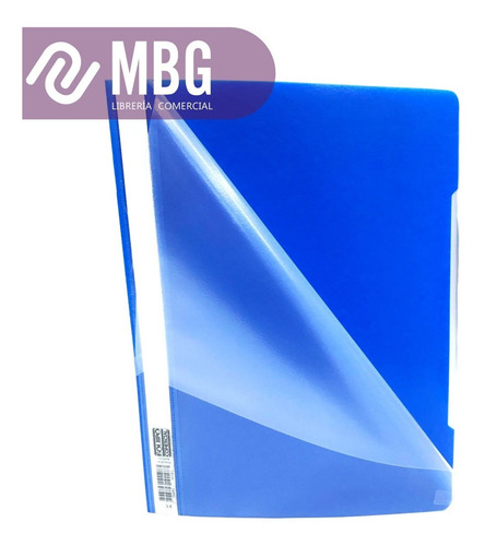 Imagen 2 de 6 de Carpeta Plástica A4 Base Opaca Tapa Transparente X 10 Un