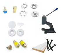 Comprar Maquina De Broches +  Broches Doble Aro + Plasticos + Matric