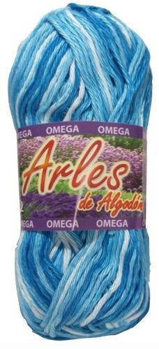Hilaza Arles 100% Algodón Madeja De 100g Color Azul
