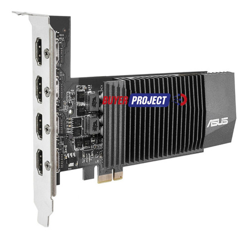 Imagen 1 de 4 de Tarjeta De Video Asus Gt710 Nvidia 2gb 4xhdmi Ddr5 Pci-e X16