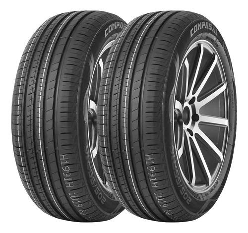 Kit 2 Pneus Compasal Aro 13 145/80r13 Blazer Hp 75t