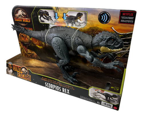 Dinossauro Grande Mattel Articulado Som Brinquedo Dino