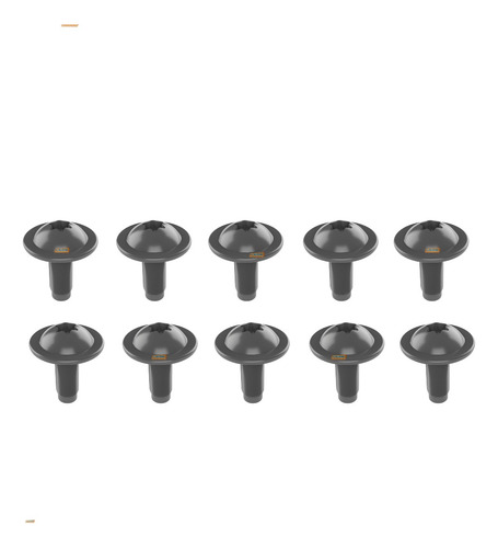 Parafuso Parachoque Vw Gol 2009 2018 Torx 16mm 6mm 10 Peças