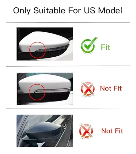 Carcasa Del Espejo Retrovisor Para Vw Jetta Mk6 2011-2018
