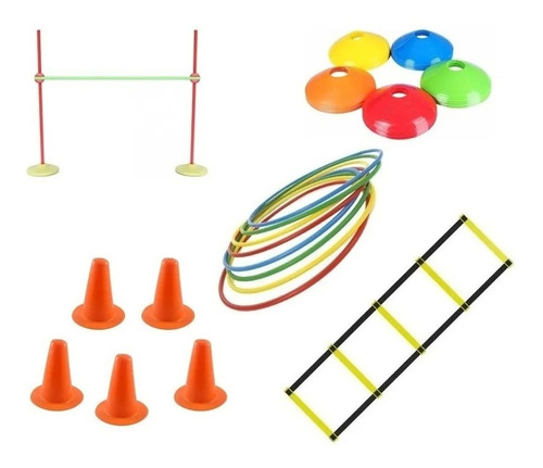 Conos X25 30 Cm De Alto Entrenamiento Coordinacion Fitness