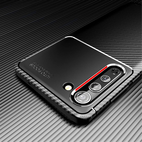 Funda Rugged Carbon Flexible Para Moto E7 Power / E7i Power